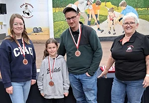 Pétanque gagnants 3e position